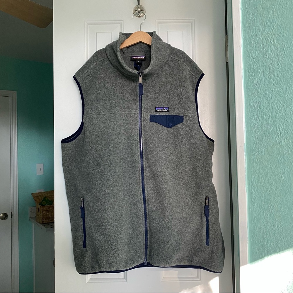 Patagonia Men’s XL Synchilla Gray Vest